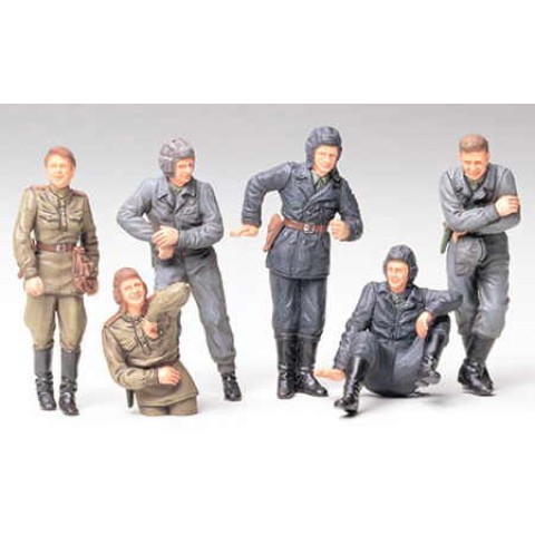 Russian Army Tank Crew at Rest -35214