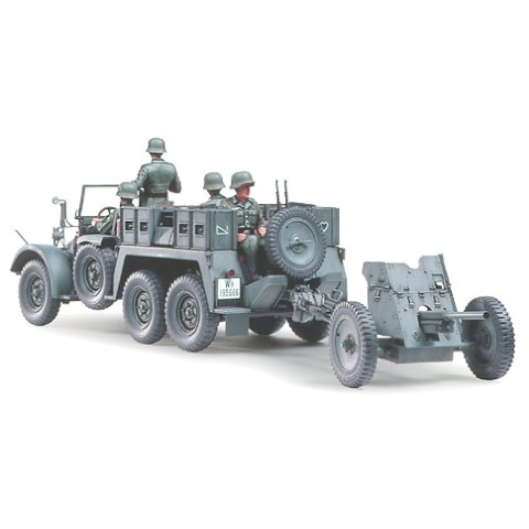 Krupp Protze 1 ton (6x4) Kfz.69 Towing Truck with 3.7cm Pak -35259