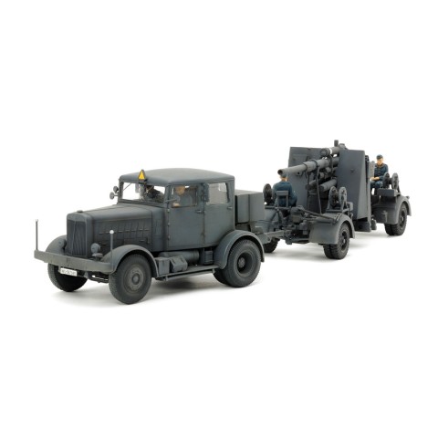 GERMAN HEAVY TRACTOR SS-100 & 88mm GUN FLAK37 SET -37027
