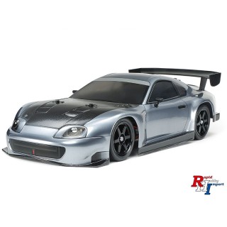 Toyota Supra Racing (A80) TT-02 & gespoten body bright-gun-metal -47433