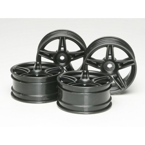 Ferrari FXX Wheels 4 Pcs. (26mm Width/Offset 4) TT-01 - 51263