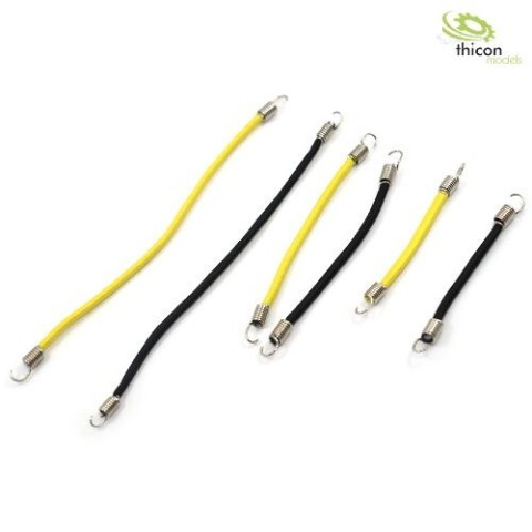 Bevestiging Rubberband & Metaalhaken (6 pieces) -20039