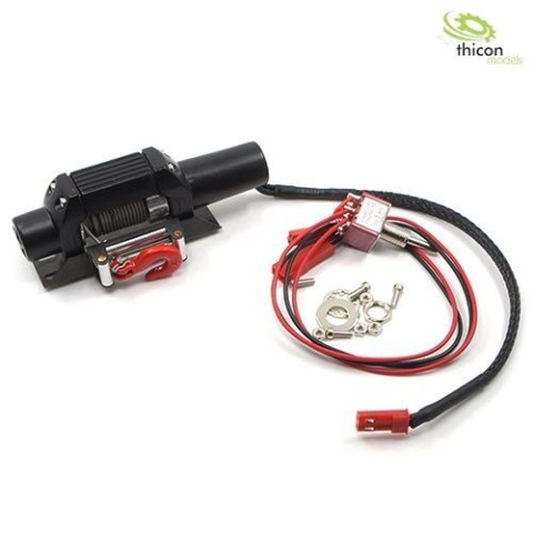 Lier  Elektronisch Zwart Metaal & Staalkabel 7,2 volt -20059