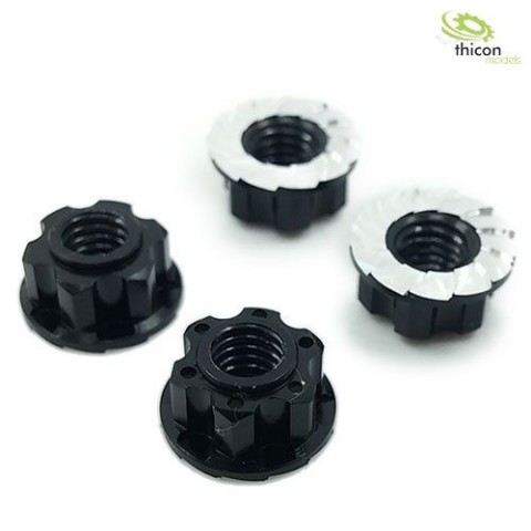 Wielmoeren M4  Scale Zwart (4Pieces) -20055