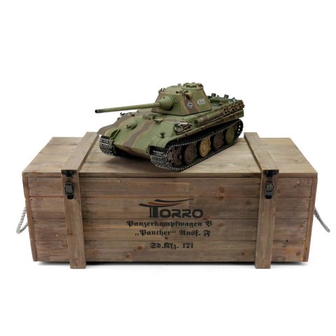 RC Pro-Edition Panther F Tank metal edition geleverd in luxe houten krat -1213879501