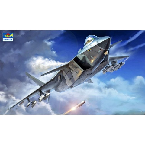 Chinese Air Force J-20 Fighter Plane Mighty Dragon Beast Mode -05821