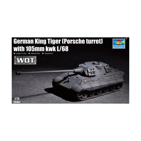 German King Tiger (Porsche turret) with 105mm kWh L/68 -07161