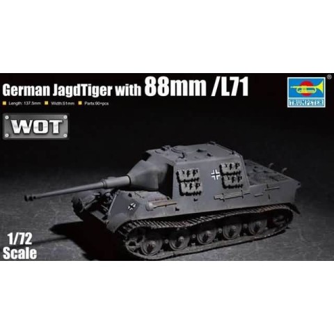 German Jagdtiger  88mm kwk L/71 -07166