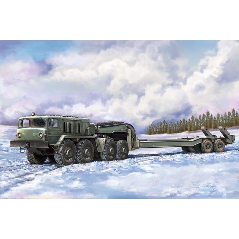 MAZ-537G intermediate type with MAZ/ChMZAP 5247G semi-trailer -07194