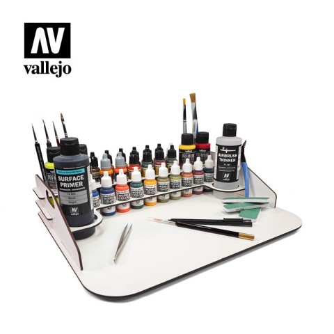 Paint display and work station 40 x 30 cm -26.011