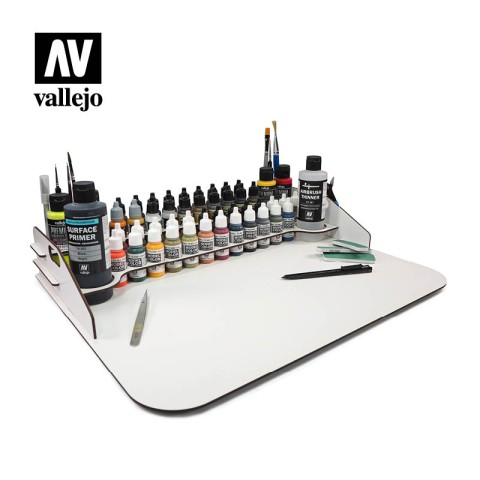 Paint display and work station 50 x 37 cm -26.013
