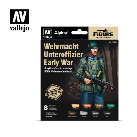 Wehrmacht Unteroffizier Early War Paint set -70.246