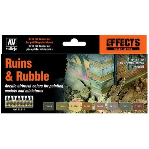 Model Air Set Ruins & Rubble (8) -71214