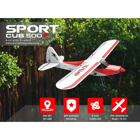 SPORT CLUB 500 4CH 500MM BRUSHED W/GYRO EPP RTF V761-4