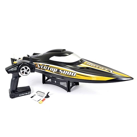 VOLANTEX VECTOR SR80 BRUSHLESS BOAT BLACK/ORANGE -V798-4