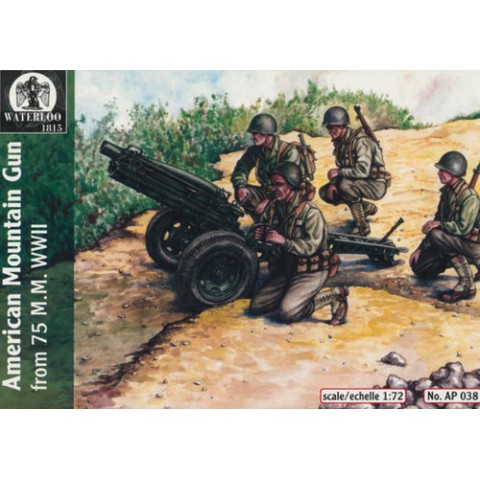 AMERICAN MOUNTAIN GUN 75 M.M. WWII -AP038