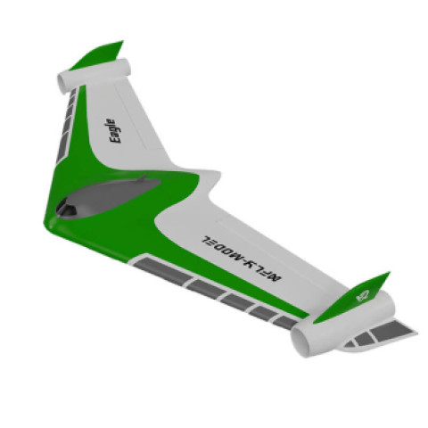 AGLE 40mm EDF FLYING WING WITHOUT TX/RX/BATTERY WITH GYRO - GREEN