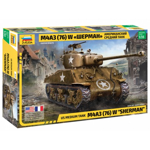 US medium tank M4A3 (76) W "SHERMAN" -3676