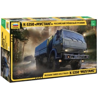 Russian Three-Axle Army Truck KamAZ-5350 "Mustang" -3697