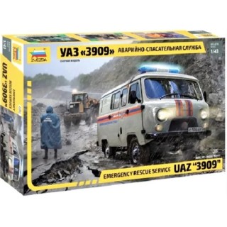 Emergency rescue service UAZ 3909 1/43 -43002